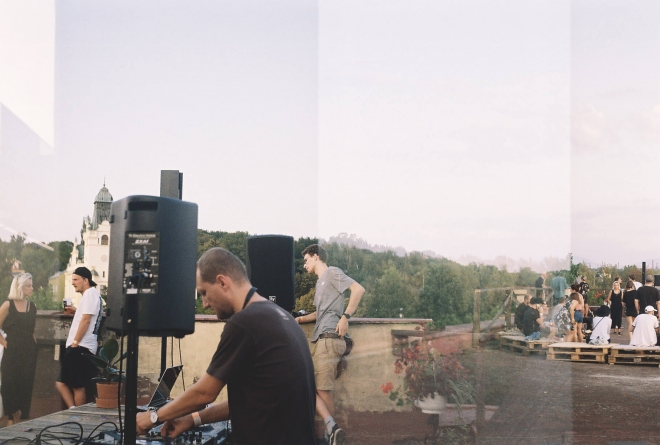 11 Banket Ostrava Dock rooftop party